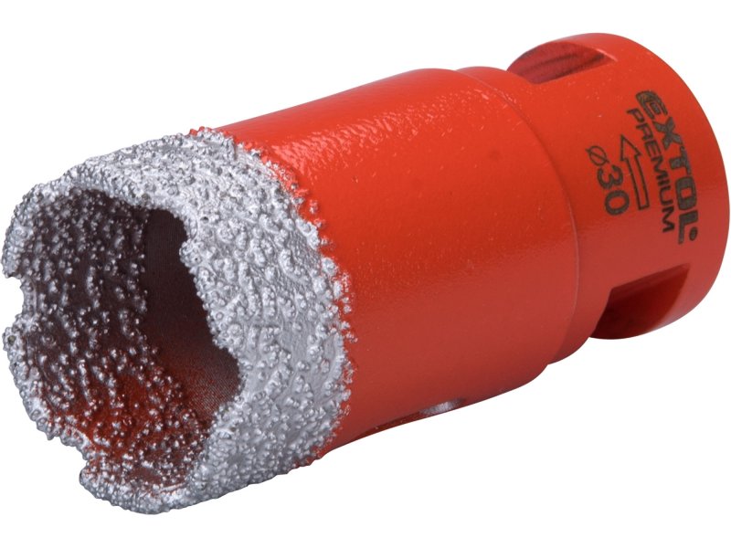 EXTOL PREMIUM 8801868 diamantová vykružovací korunka pr.30mm M14 Obrázek