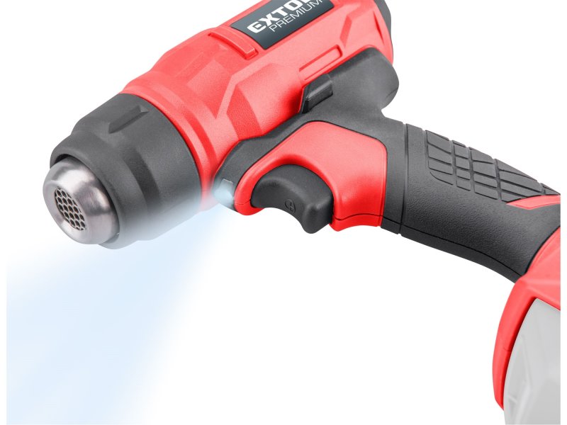 EXTOL PREMIUM 8891867 aku horkovzdušná pistole, SHARE20V, LiIon bez akumulátoru Obrázek
