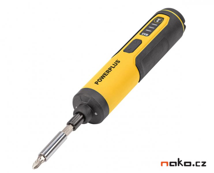 POWERPLUS POWX00420 přímý precizní aku šroubovák LiIon 4V 1,3Ah Obrázek