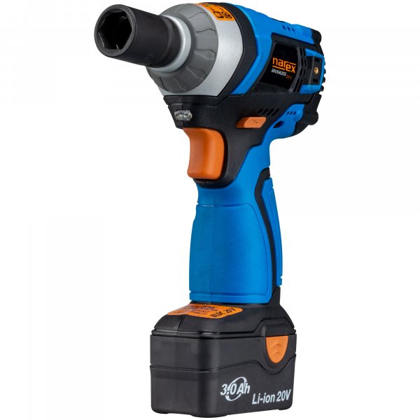 NAREX ASR 203-3SB (2x3Ah) 1/2" bezuhlíkový aku rázový utahovák s regulací Obrázek