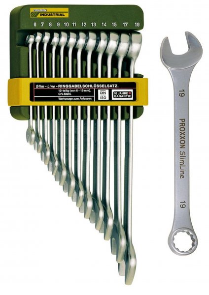 PROXXON 23820 SlimLine sada očkoplochých klíčů 12ks 6-19mm Obrázek