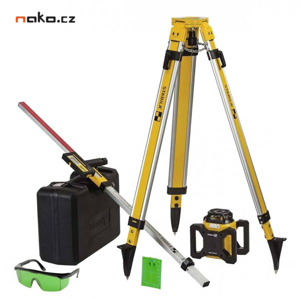 STABILA LAR160 G + BSTS + NL rotační laser zelený SET 19240 NAKO