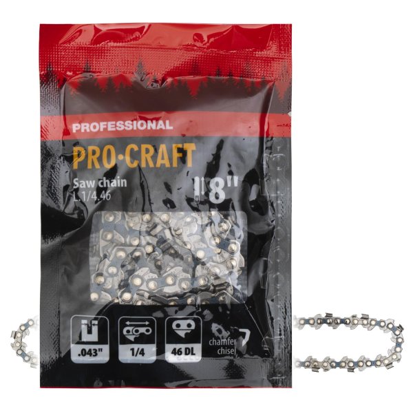 PROCRAFT L.1/4.46 řetěz pro řetězovou pilu PKA32Li 46 čl. 1,1mm 1/4" Obrázek