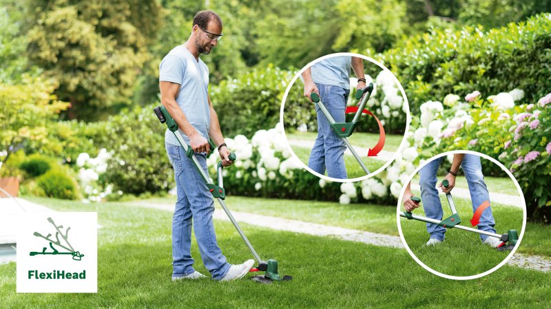 BOSCH UniversalGrassCut 18V-26 (1x2,5Ah) aku vyžínač s ergonomickým držením Obrázek