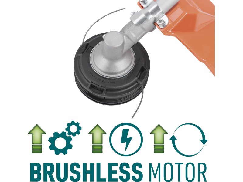 EXTOL INDUSTRIAL 8795701 křovinořez aku 60V 42cm BRUSHLESS, bez baterie a nabíječky Obrázek