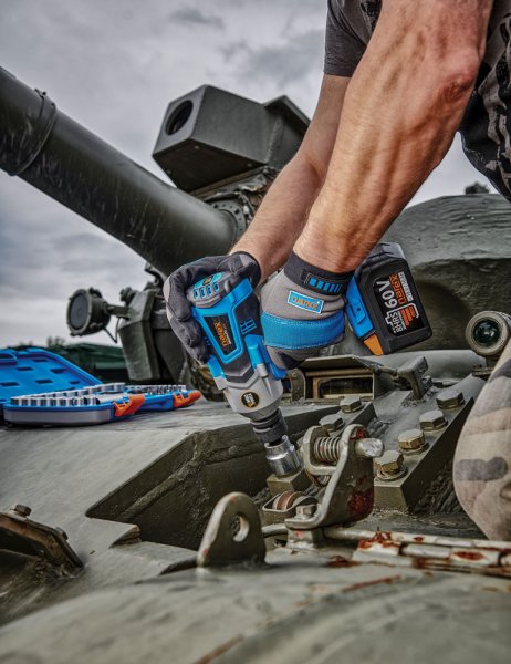 NAREX ASR 600-3HTB BASIC BOX aku rázový bezuhlíkový utahovák 3/4" JUMBO POWER 60V bez aku Obrázek