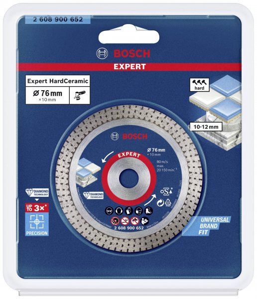 BOSCH Expert 76x1,5x10mm HardCeramic DIA kotouč pro mini úhlové brusky Obrázek