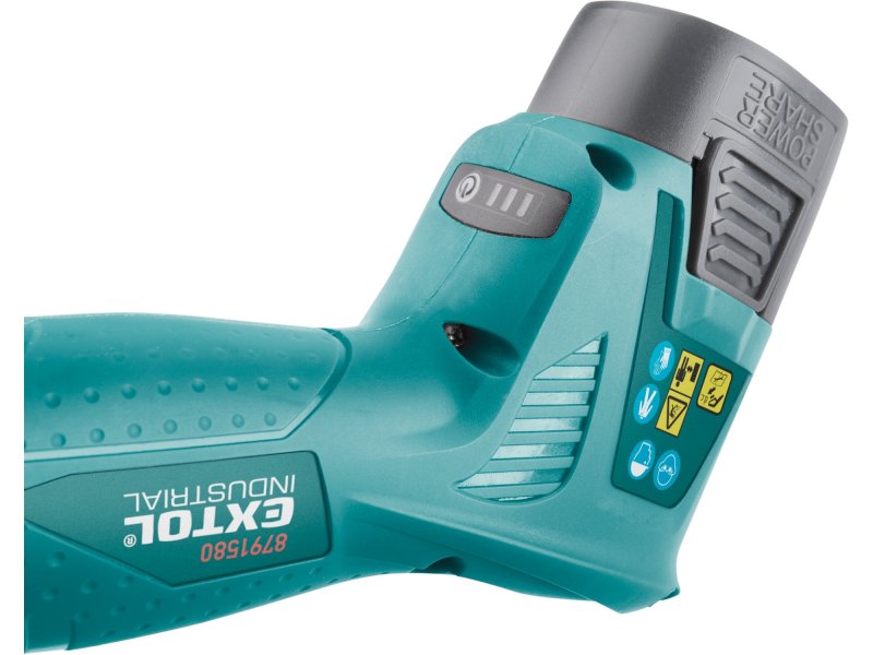 EXTOL INDUSTRIAL 8791580 aku nůžky zahradní, 16V LiIon 2x2Ah Obrázek
