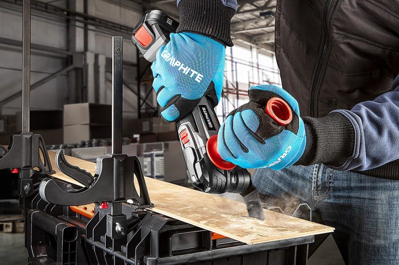 GRAPHITE ENERGY+ 58G013 aku oscilační multi bruska bez akumulátoru Obrázek