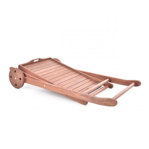 HECHT SERVING servírovací stolek dřevěný Meranti Obrázek