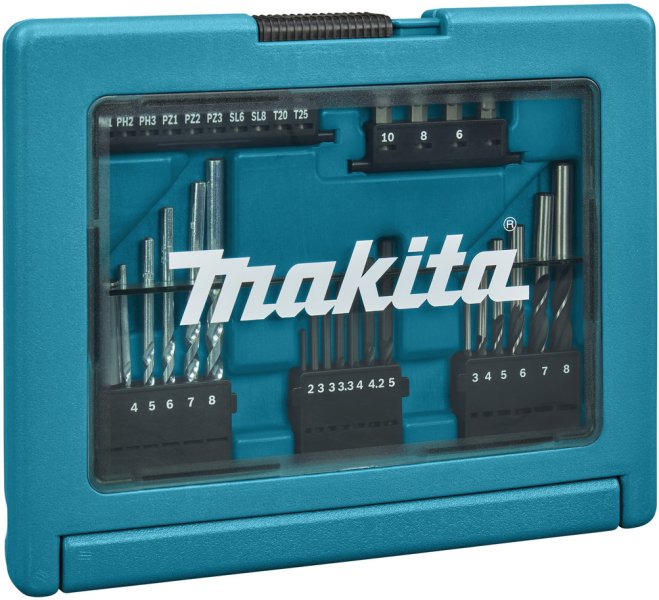 MAKITA B-49389 sada bitů a vrtáků 33dílů Obrázek