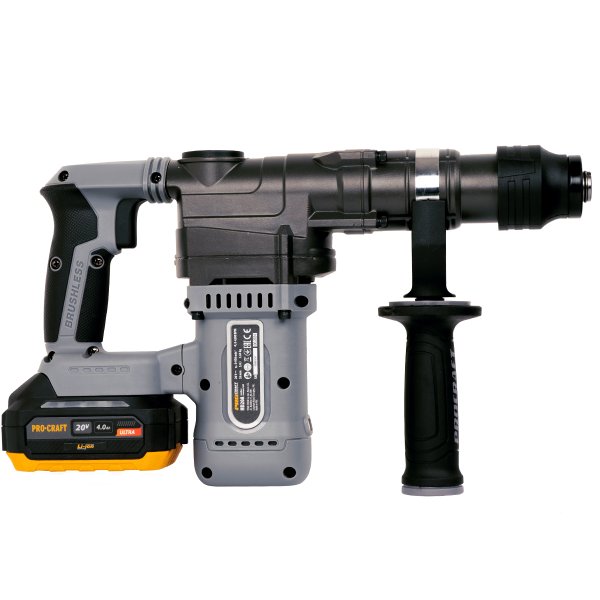 PROCRAFT Industrial HD20A bezuhlíkové kombinované aku kladivo SDS+ LiIon 20V 1x 4Ah Obrázek