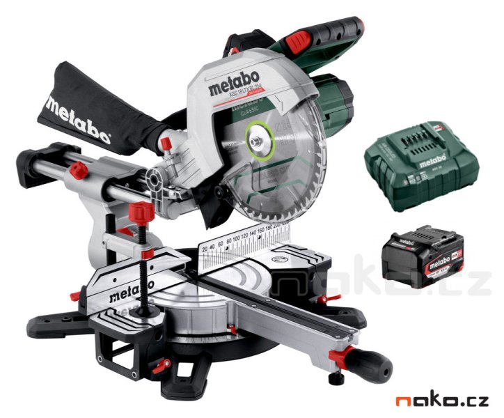 METABO KGS 18 LTX BL 254 bezuhlíková aku pokosová a kapovací pila 18V 4Ah LiIon 614254920 Obrázek