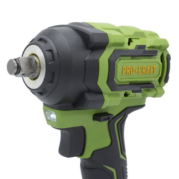 PROCRAFT PWA18 aku rázový utahovák bezuhlíkový 1/2" 550Nm LiIon 20V, bez aku Obrázek