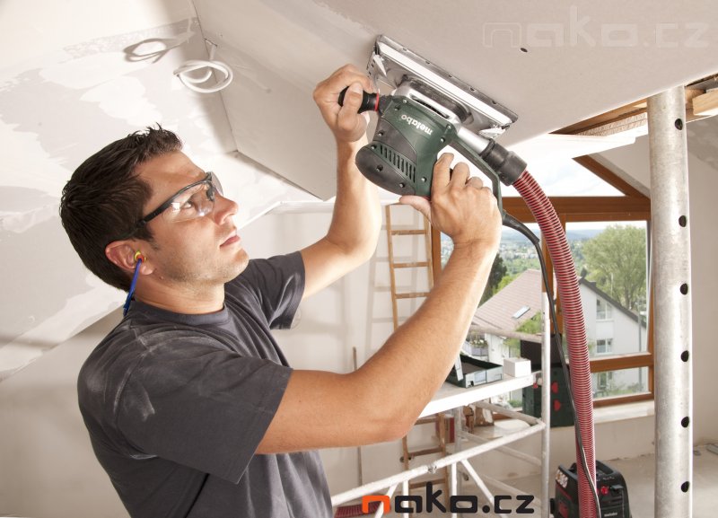 METABO SRE 4350 TurboTec SET vibrační bruska v kufru 691011000 Obrázek