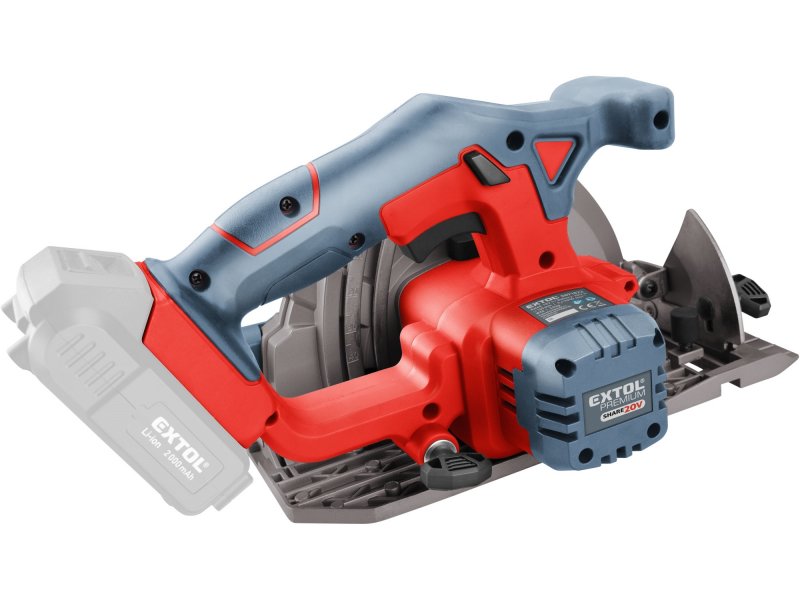 EXTOL PREMIUM 8891823 aku kotoučová pila SHARE20V, 165mm, 20V LiIon, bez baterie Obrázek