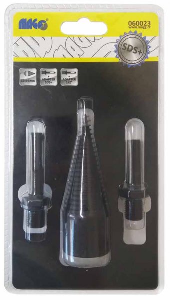 MAGG 060023 zavrtávací štípací kuželový trn 32x95mm na dřevo do vrtačky nebo kladiva Obrázek