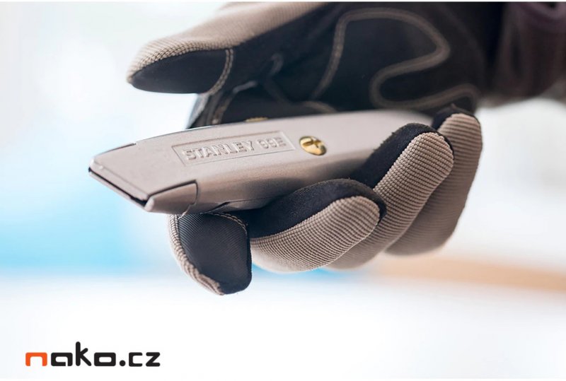 STANLEY 1-10-099 kovový nůž se zasouvací otočnou čepelí 99E + 5ks čepelí Obrázek