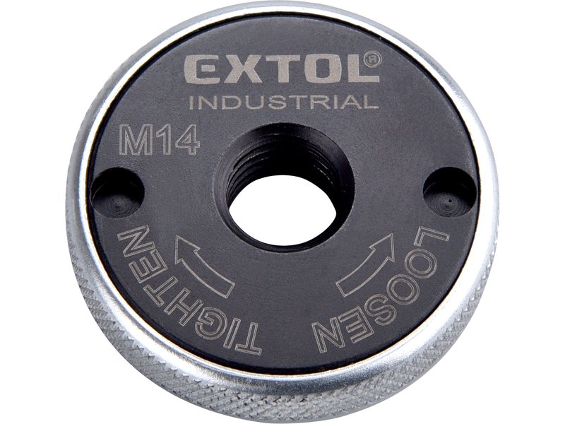 EXTOL INDUSTRIAL matice rychloupínací pro úhlové brusky, click-nut, M14