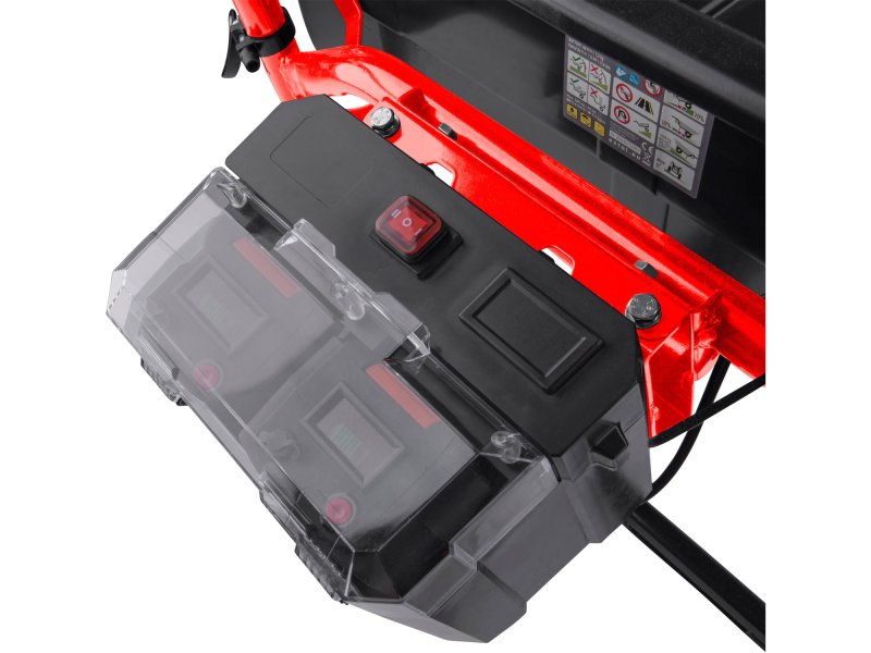 EXTOL PREMIUM 8891592 aku dvoukolák nákladní s převodovkou 300 lit. 300kg, 40V LiIon 6Ah Obrázek