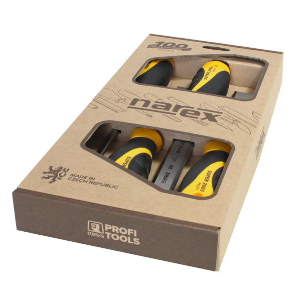 NAREX 8606 00 sada plochých dlát SUPER 2009 LINE 4 ks Obrázek