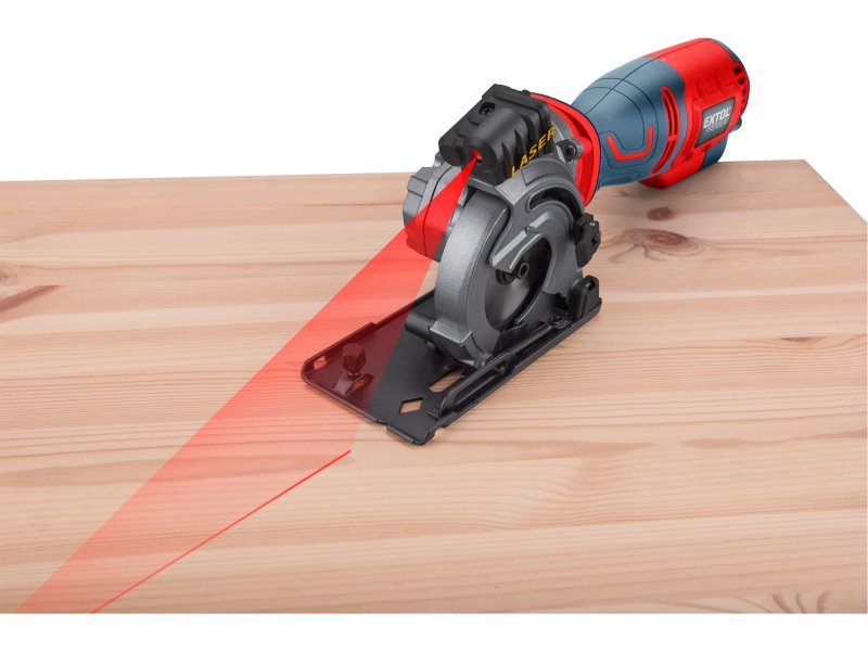EXTOL PREMIUM 8893023 kotoučová zanořovací pila s laserem 89mm 705W Obrázek
