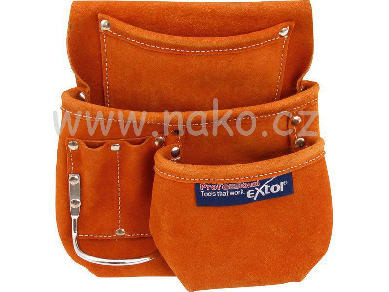 EXTOL PREMIUM 421 kapsář na nářadí kožený bez opasku Obrázek