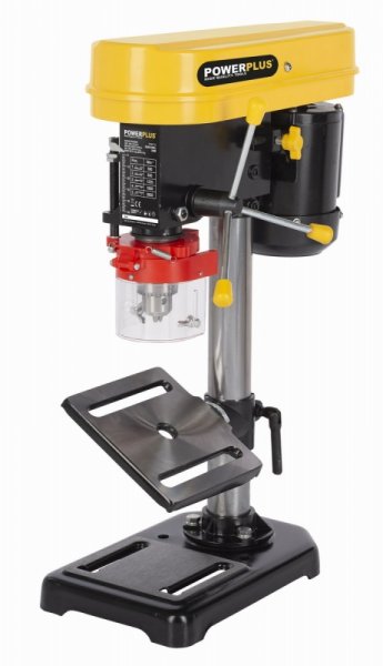 POWERPLUS POWX153 stolní stojanová vrtačka s bezuhlíkovým motorem Obrázek