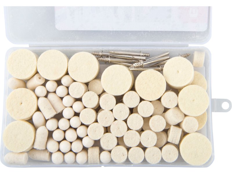 EXTOL CRAFT 903760 sada plstěných stopkových tělísek 120ks, průměr stopky 3,2mm