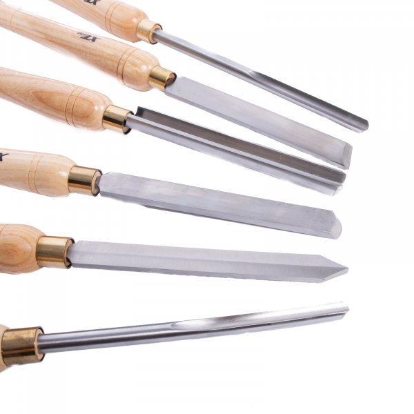 XTline XT790500 sada soustružnických struhů s dřevěnou rukojetí 6ks Obrázek