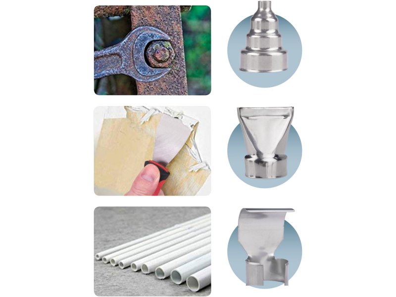 EXTOL PREMIUM 8891867 aku horkovzdušná pistole, SHARE20V, LiIon bez akumulátoru Obrázek