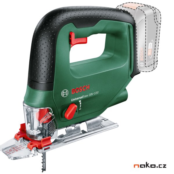BOSCH UniversalSaw 18V-100 (verze bez aku) 18V aku přímočará pila Power for ALL Obrázek