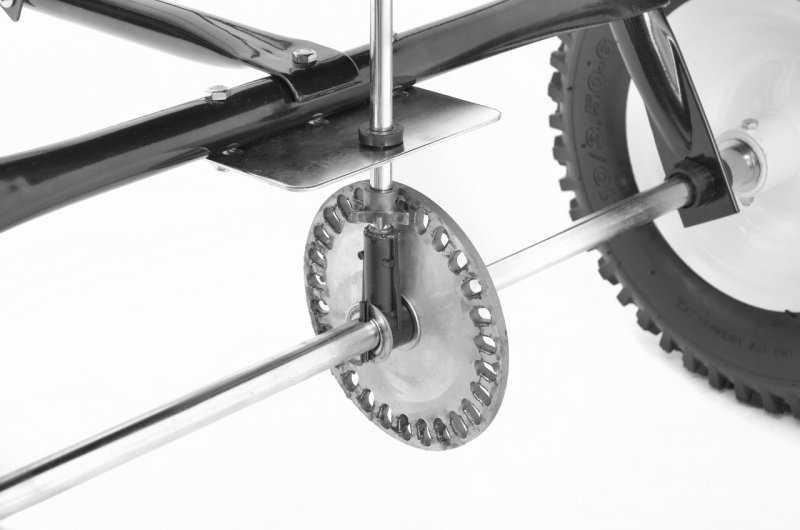 HECHT 256 posypový rozmetací vozík Obrázek