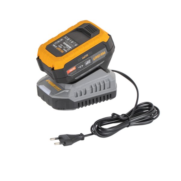 PROCRAFT Industrial AG125A-1B-F bezuhlíková aku úhlová bruska 125mm v tašce LiIon 20V 4Ah Obrázek