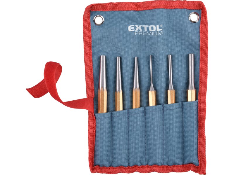 EXTOL PREMIUM 8801823 sada průbojníků a vyrážečů závlaček 6ks Obrázek