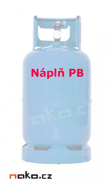 Plyn Propan-Butan náplň - lahev 10kg (výměna)