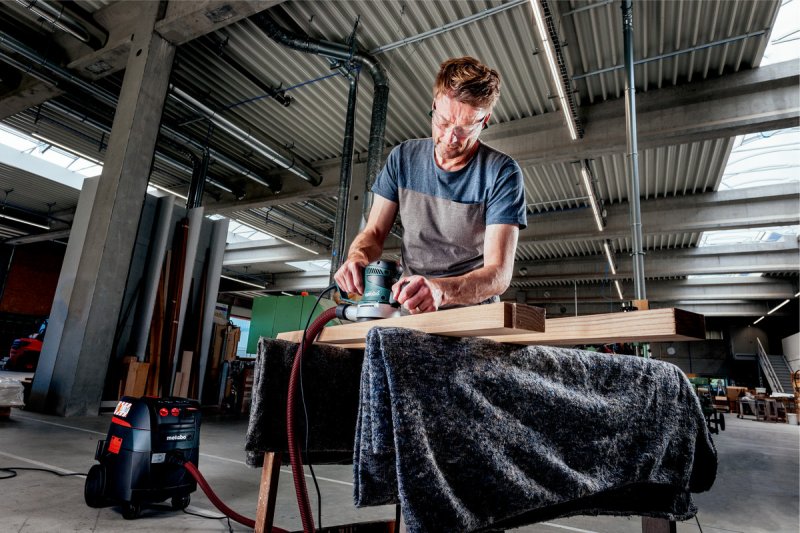 METABO SXE 450 TurboTec excentrická bruska + Metaloc 600129700 Obrázek