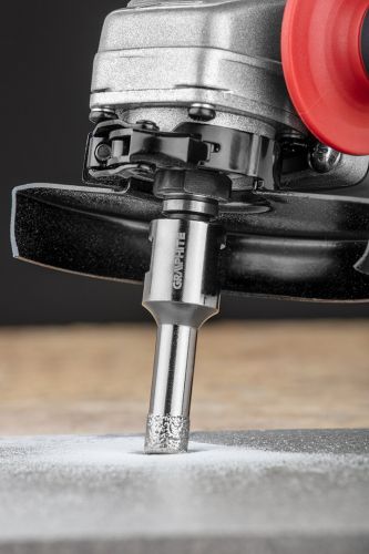 GRAPHITE 55H303 diamantová děrovka 12mm na dlažbu a obklady do úhlové brusky Obrázek