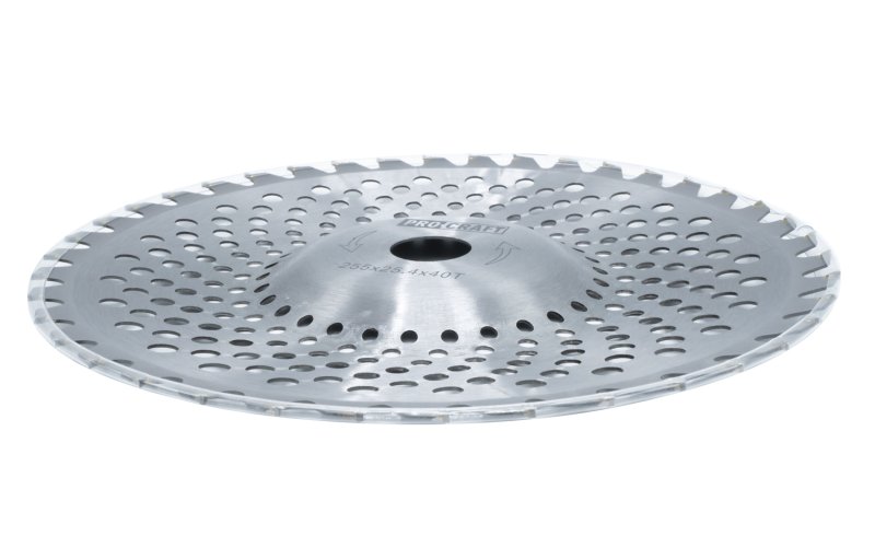 PROCRAFT H/P-1 pilový kotouč do křovinořezu 255x25.4mm 40Z zaoblený