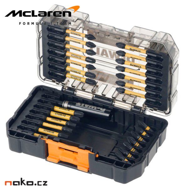 DeWALT DT70902T sada torzních bitů FLEXTORQ 28 dílů, Tough Case, edice McLaren