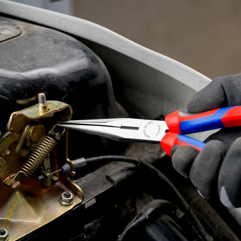 KNIPEX 2612200 kleště s půlkulatými čelistmi a ostřím Obrázek