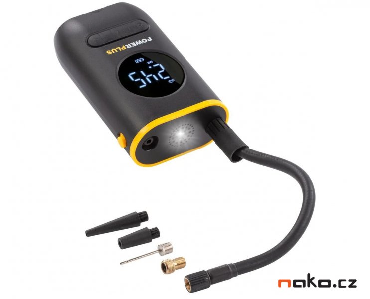 POWERPLUS POWX1710 aku kompresor 10bar 8V LiIon 2Ah Obrázek