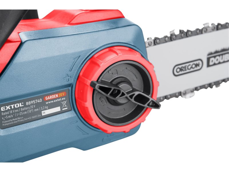 EXTOL PREMIUM 8895741 aku řetězová pila 30cm, GARDEN 20V LiIon, bez aku Obrázek
