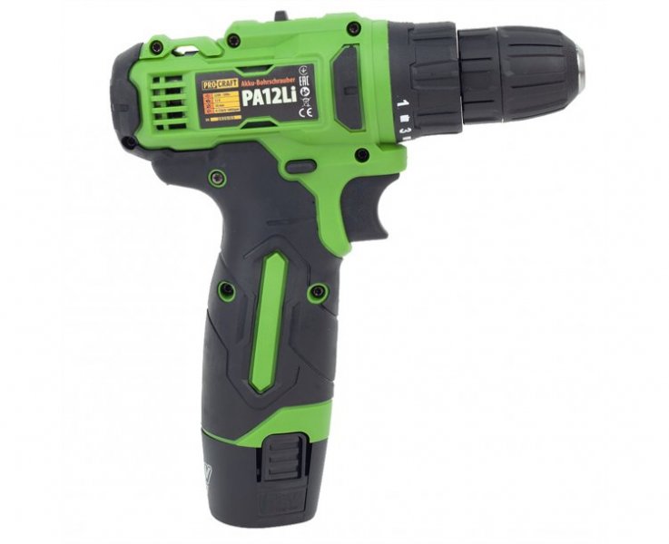 PROCRAFT PA12Li KOMPACT vrtací aku šroubovák LiIon 12V 2x 1,5Ah Obrázek