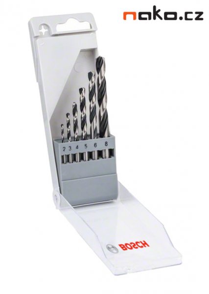 BOSCH HSS PointTeQ 6dílná sada vrtáků do kovu Obrázek