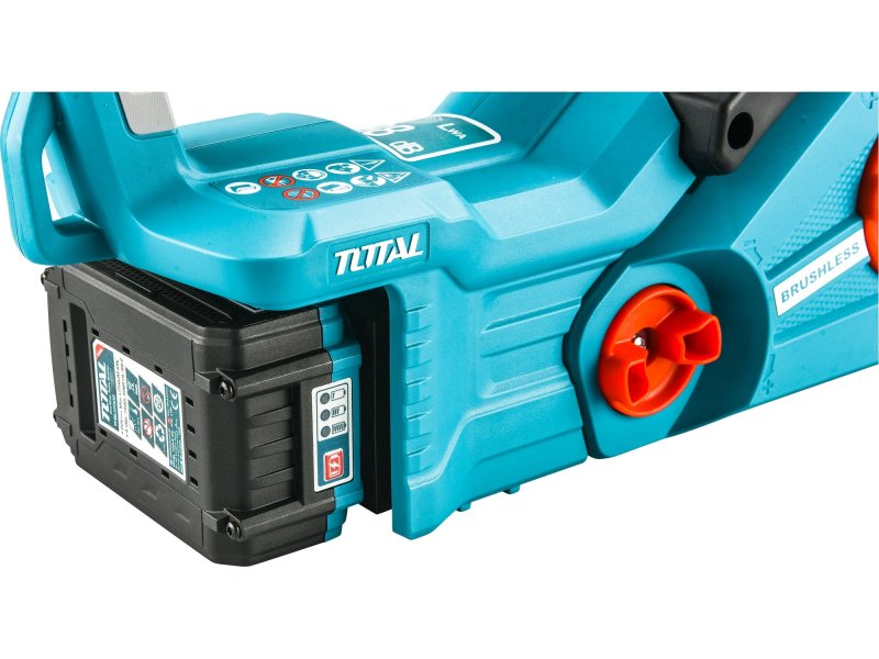 TOTAL TGSLI201286 aku řetězová pila P20S industrial BRUSHLESS, 20V LiIon 2x 4Ah, 30cm Obrázek