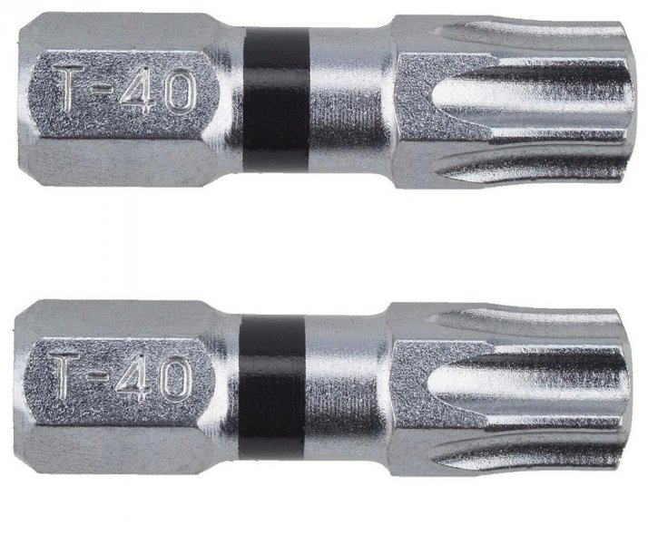 NAREX bit TORX T-40 25mm, Super Lock S2/Cr - 2ks