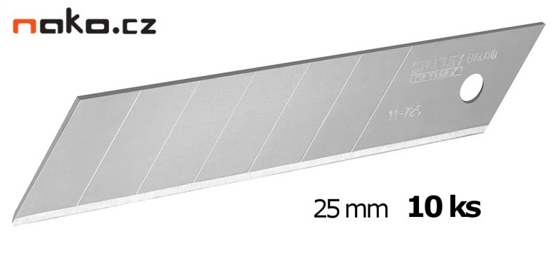 STANLEY 2-11-725 Fatmax 25mm ulamovací čepel - 10 ks Obrázek