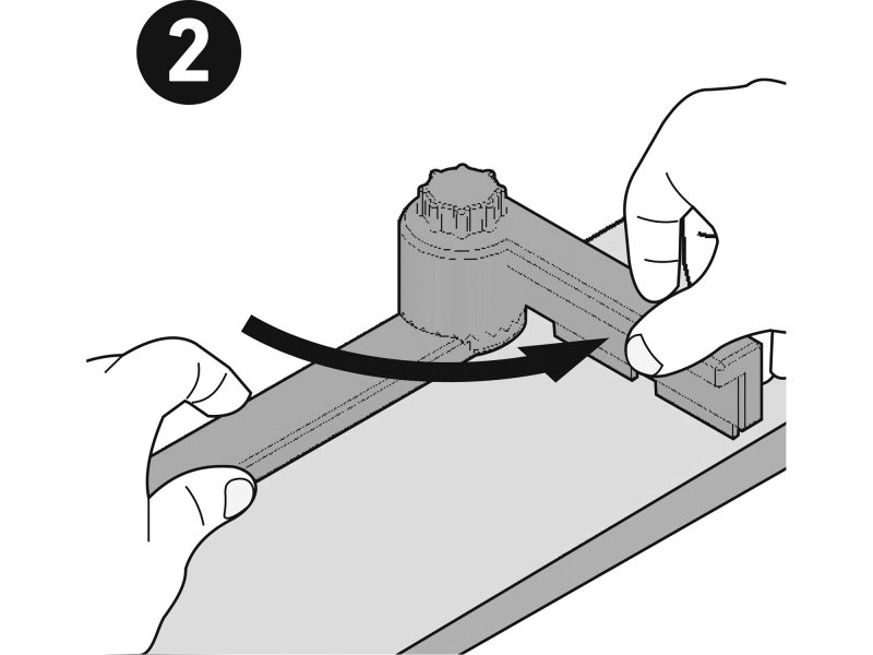 EXTOL PREMIUM 8812291 pokosová nastavitelná řezací šablona s magnety Obrázek