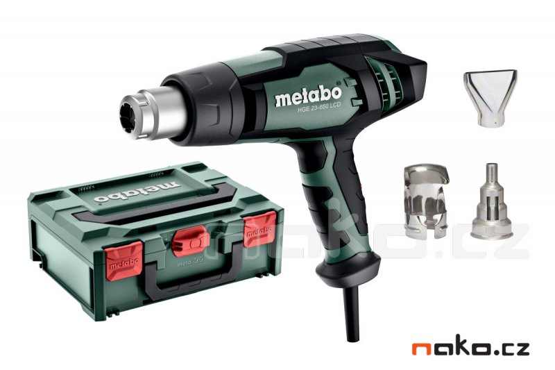METABO HGE 23-650 LCD s kufrem metaBOX Obrázek